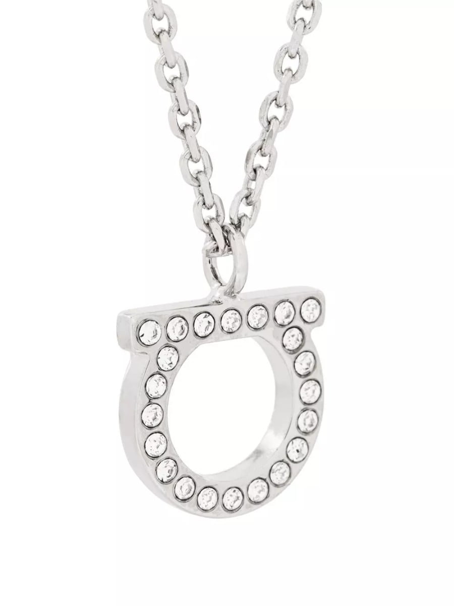 Ferragamo Collana Gancini Crystal, view 2