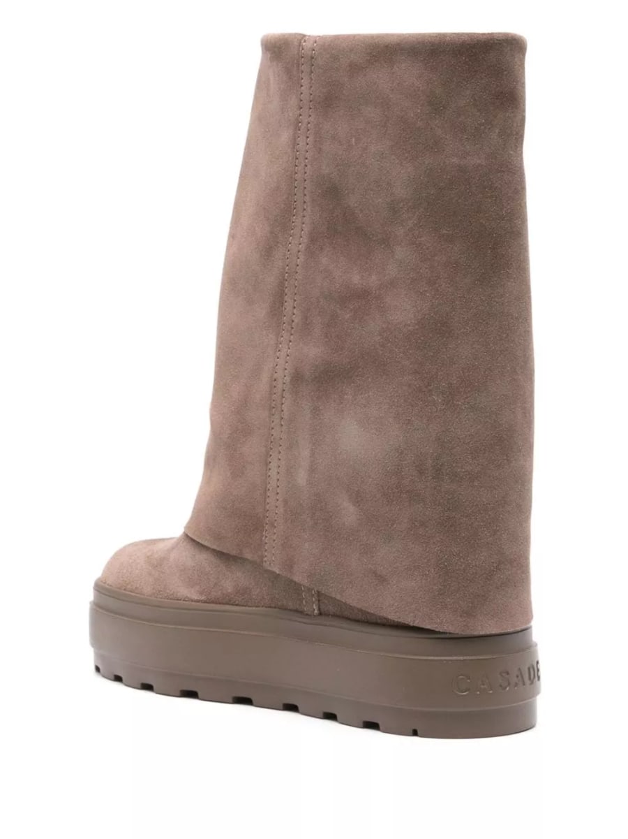 Casadei stivali in suede double-face, view 2