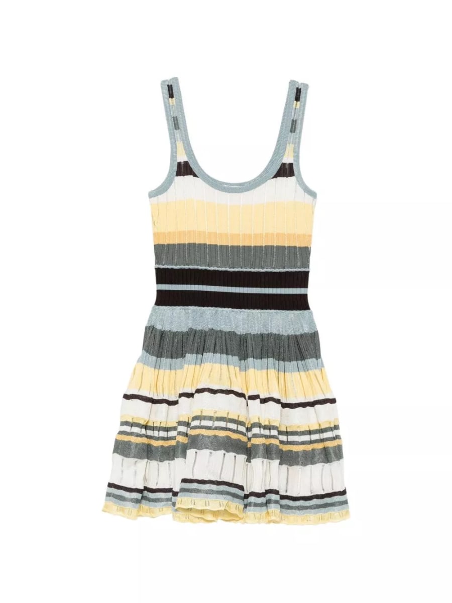 Alaïa Abito mini a righe
