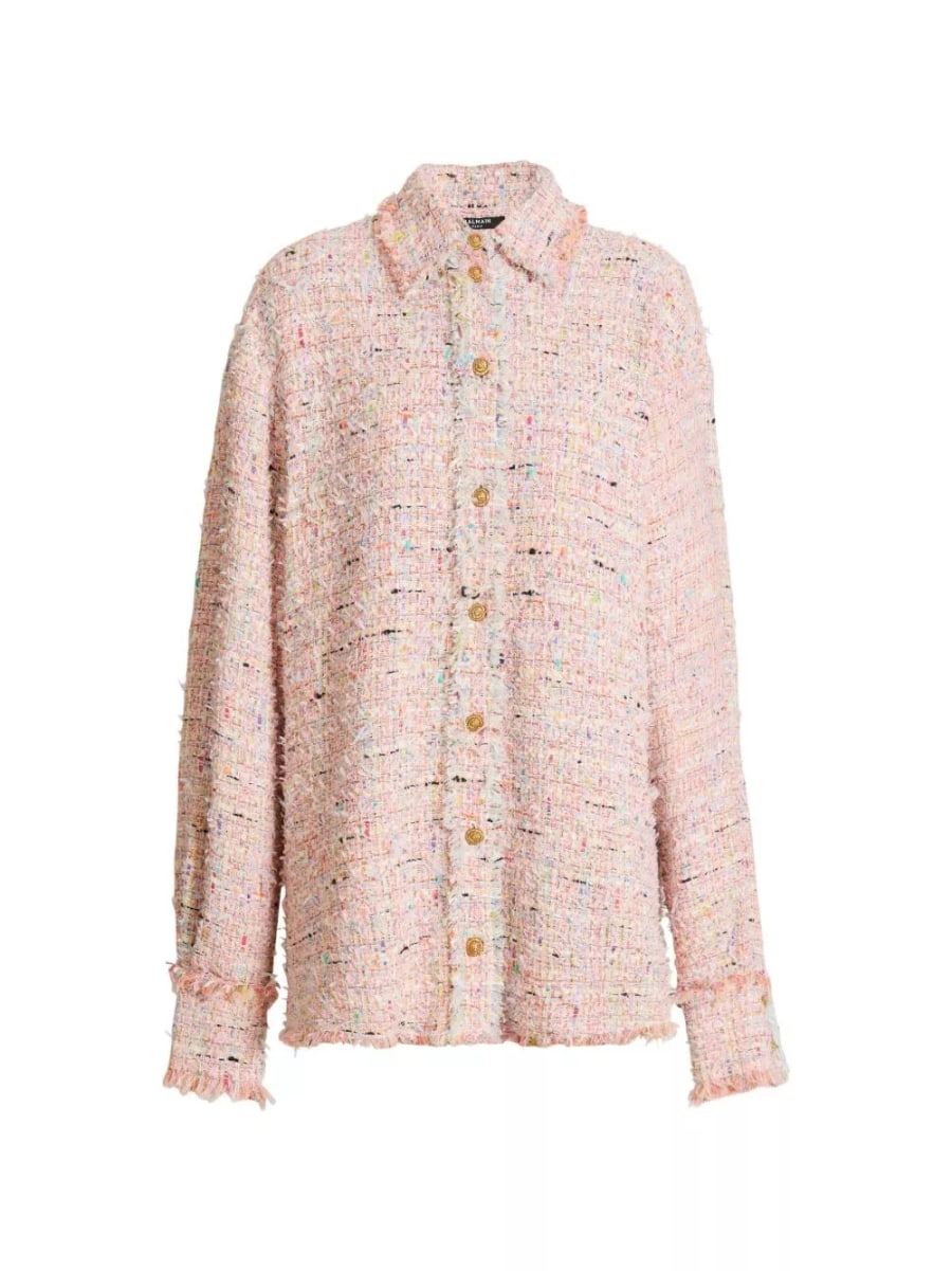 Balmain Camicia in tweed