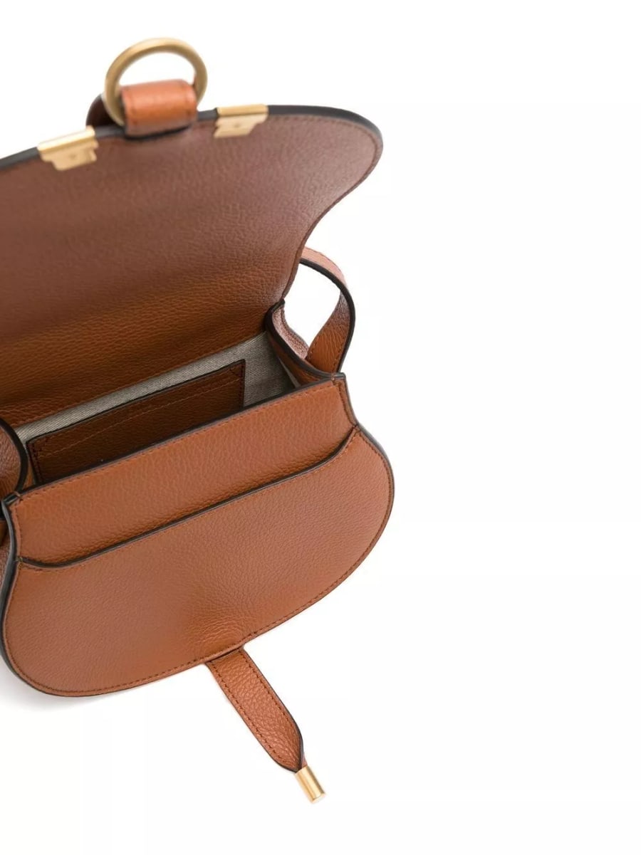 Chloé Borsa a tracolla in pelle Marcie small, view 4