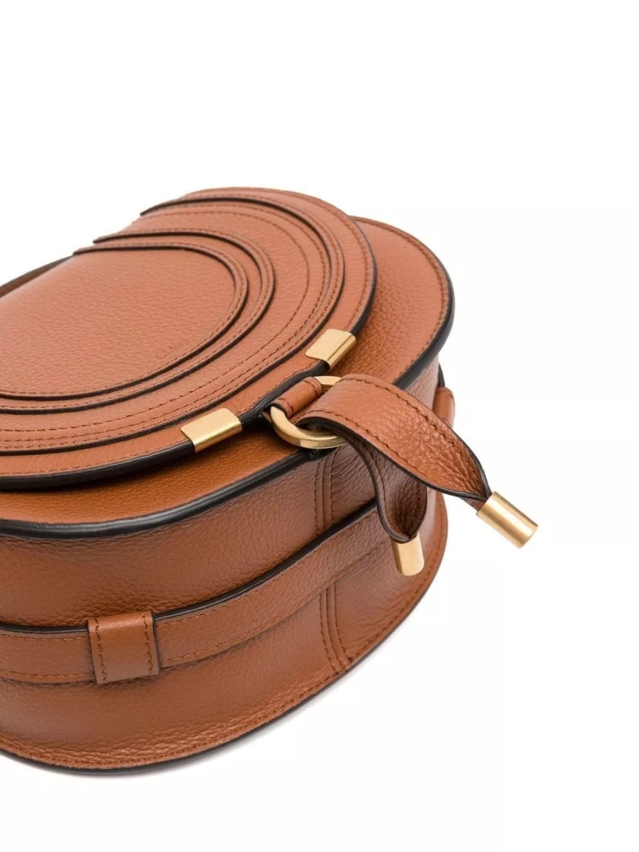 Chloé Borsa a tracolla in pelle Marcie small, view 5
