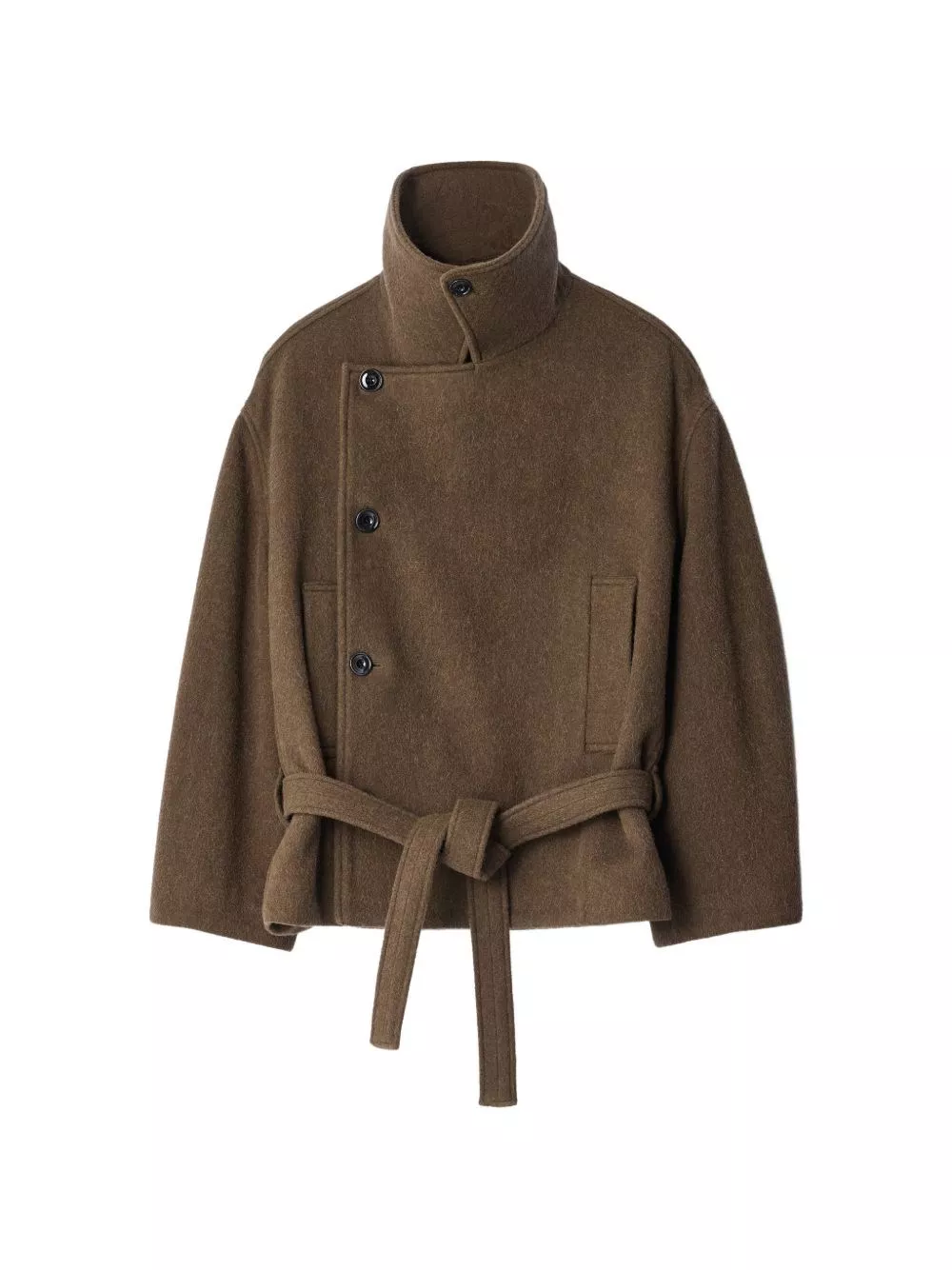 Lemaire Cappotto in lana con cintura