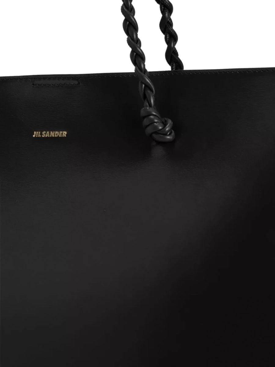 Jil Sander Borsa shopping in pelle Tangle, view 2