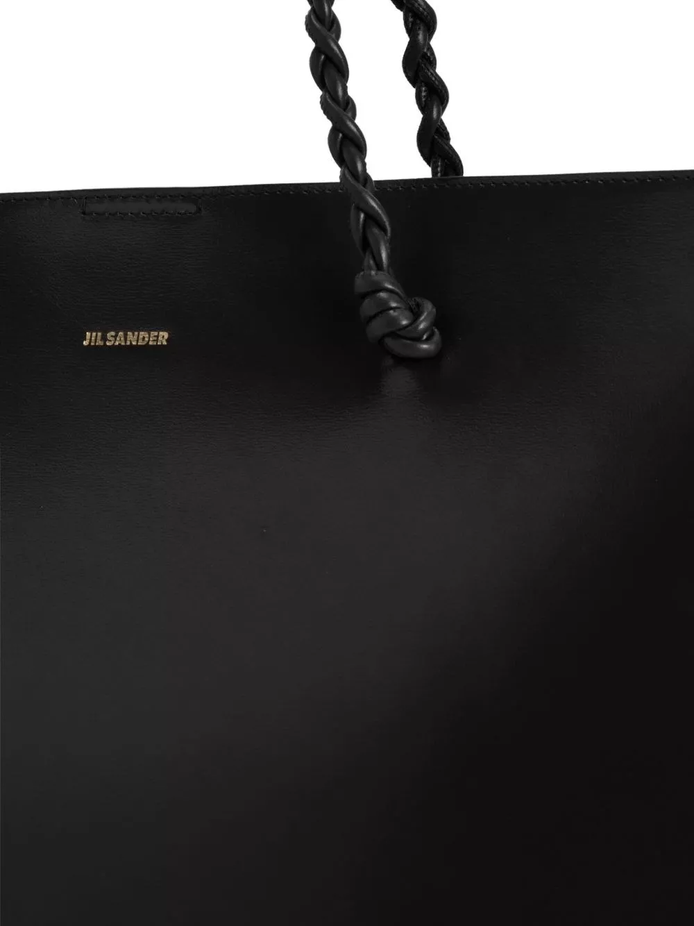 Jil Sander Borsa shopping in pelle Tangle, view 2