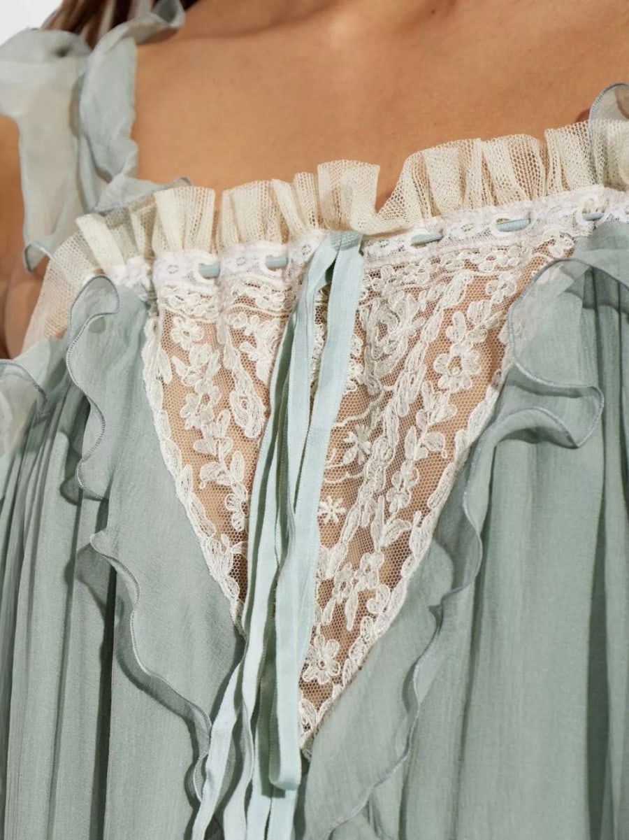Chloé Abito maxi in seta, view 2