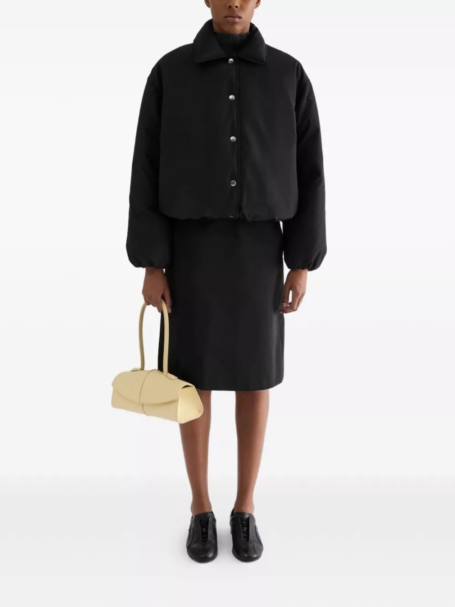 Jil Sander Giacca corta in piuma, view 2