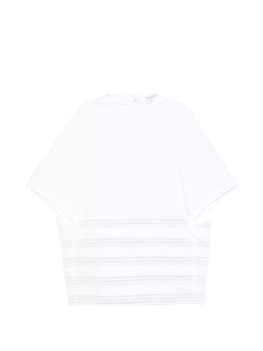 Alaïa Abito in cotone rotondo