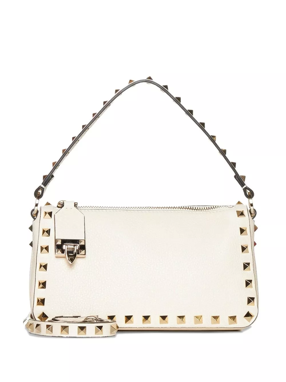 Valentino Garavani Borsa a spalla piccola in pelle Rockstud