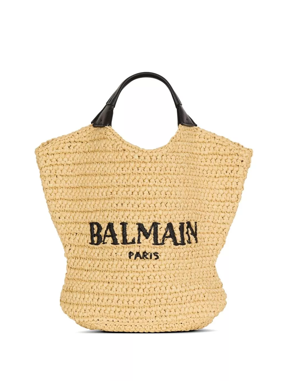 Balmain Borsa mini cabas in crochet