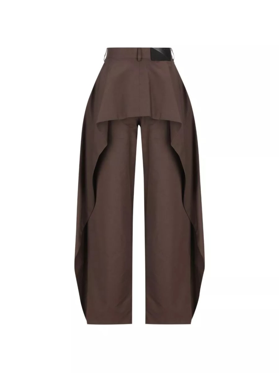 Loewe Pantaloni in misto cotone e seta, view 2