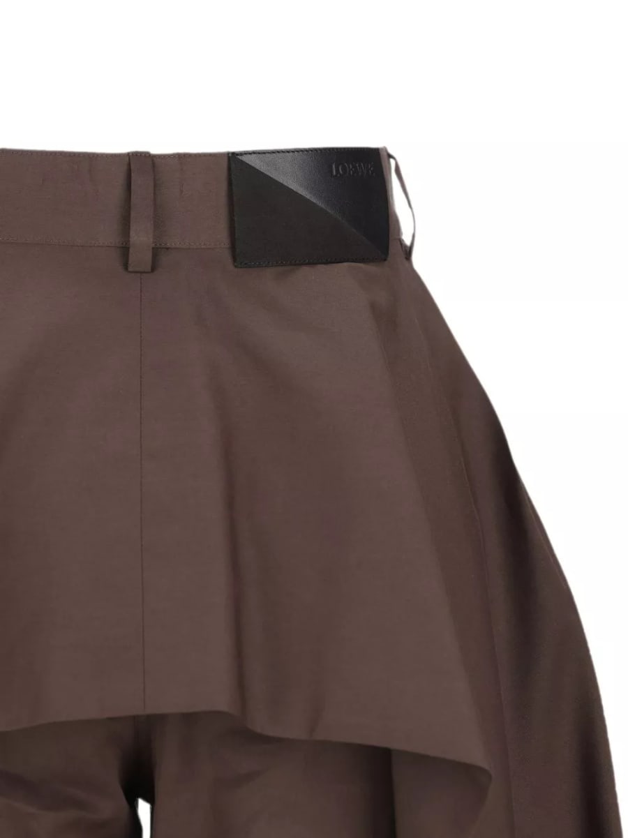 Loewe Pantaloni in misto cotone e seta, view 4