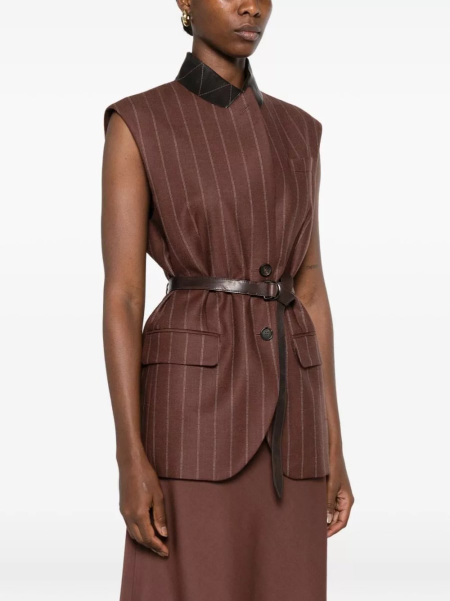 Brunello Cucinelli Gilet in lana, view 3