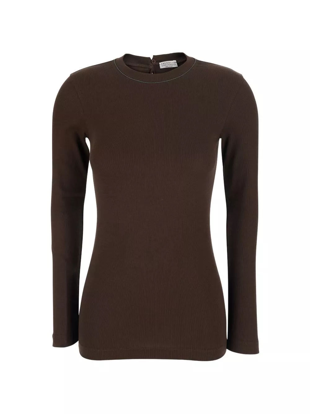 Brunello Cucinelli Maglione in cotone a girocollo