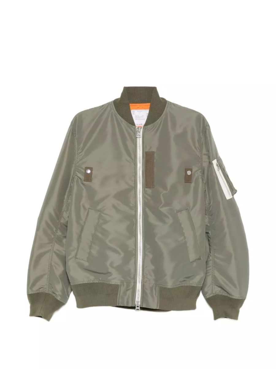 Sacai Giacca bomber in nylon