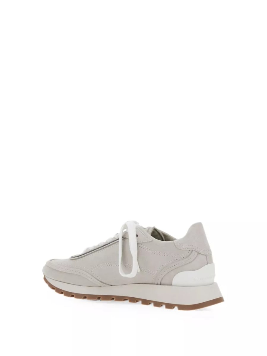 Brunello Cucinelli Sneakers in pelle, view 4