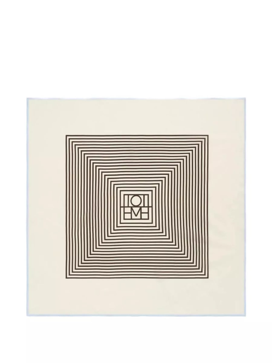 Toteme Foulard in seta monogram