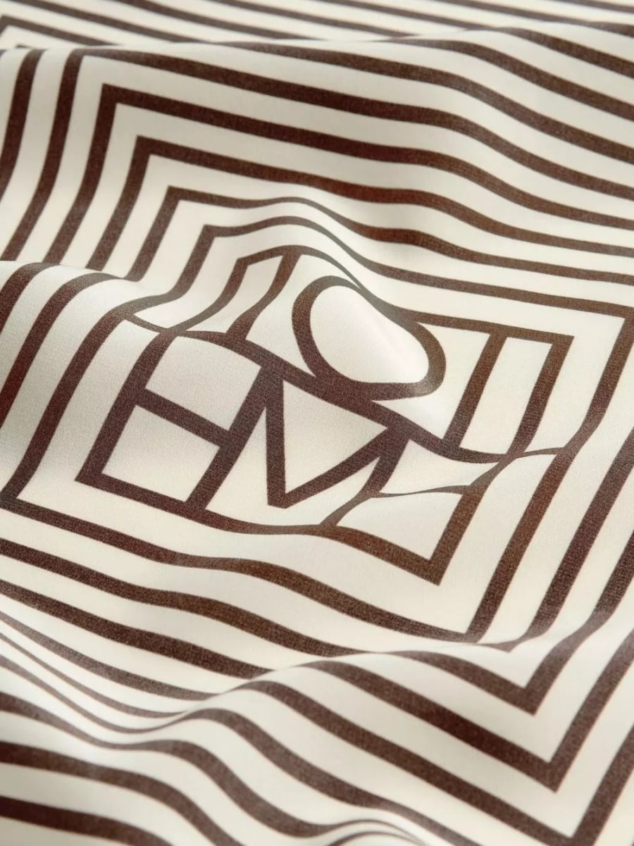 Toteme Foulard in seta monogram, view 3