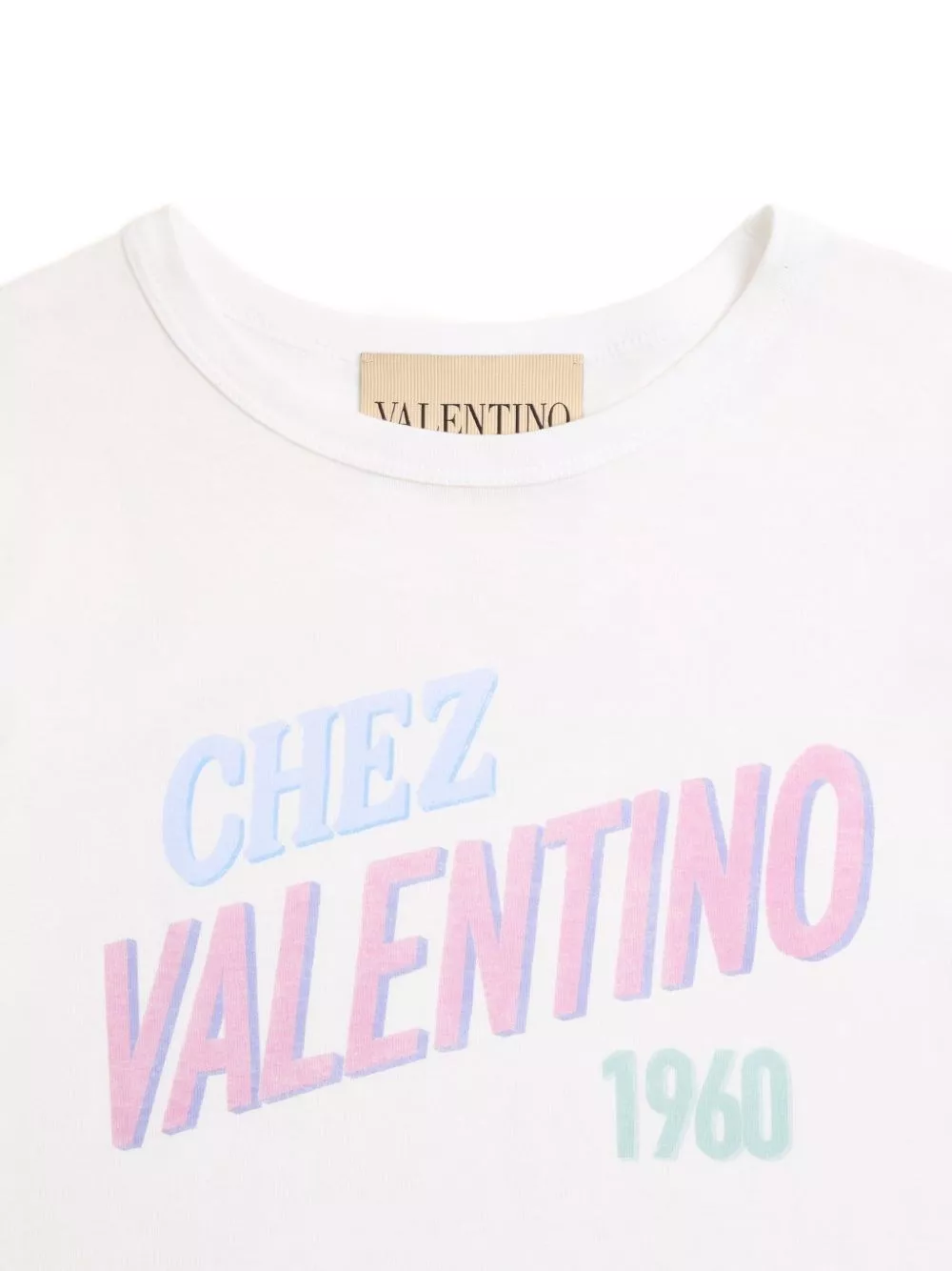 Valentino T-shirt in cotone Chez Valentino, view 2