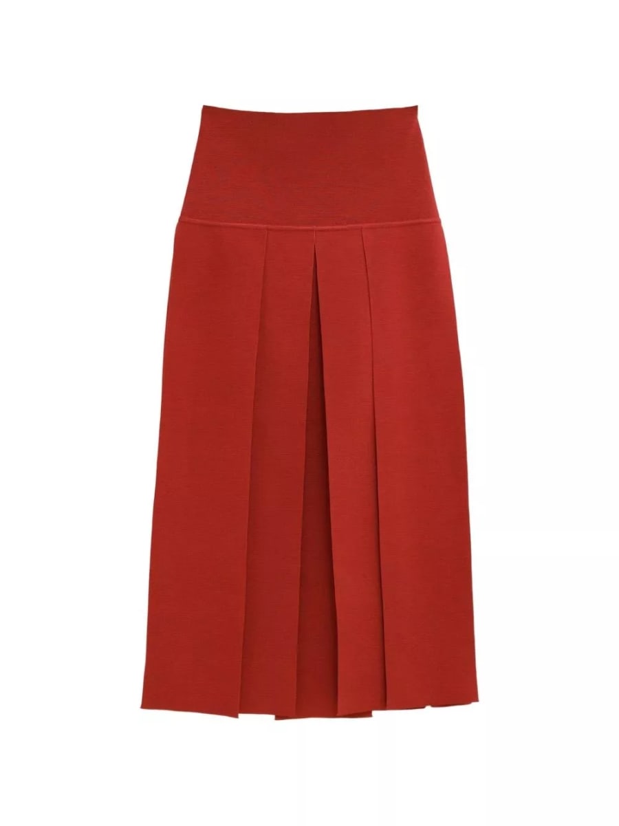 Alaïa Gonna midi in misto seta