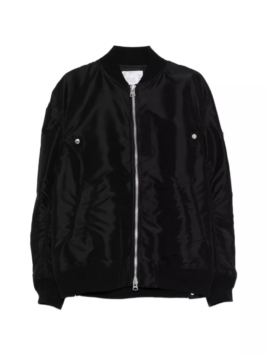 Sacai Giacca bomber in nylon