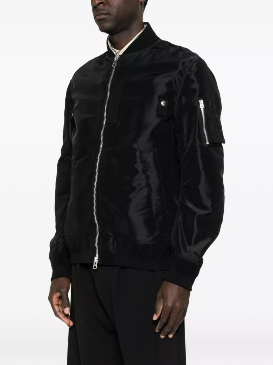 Sacai Giacca bomber in nylon, view 2