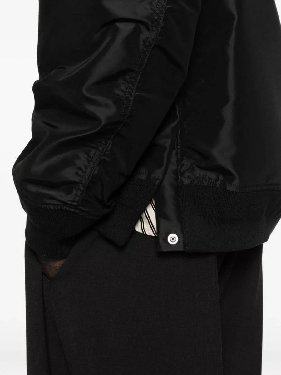 Sacai Giacca bomber in nylon, view 4