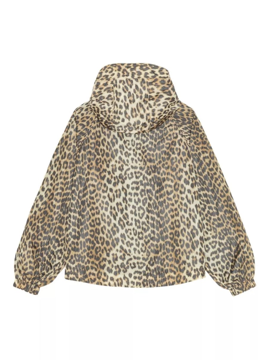 Ganni Giacca blouson in nylon, view 6