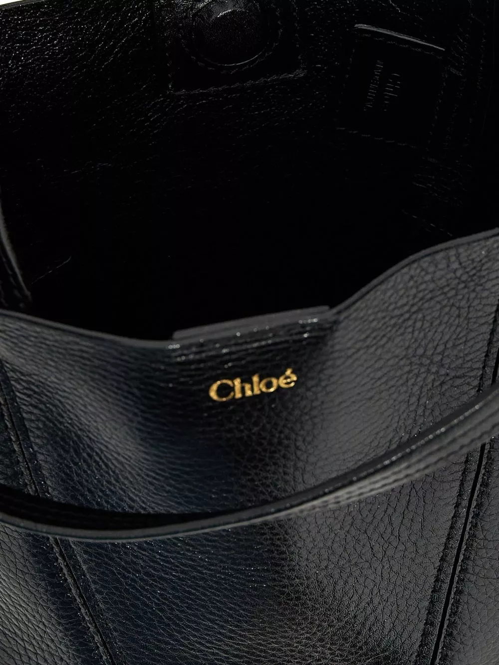 Chloé Spin borsa tote in pelle piccola, view 2