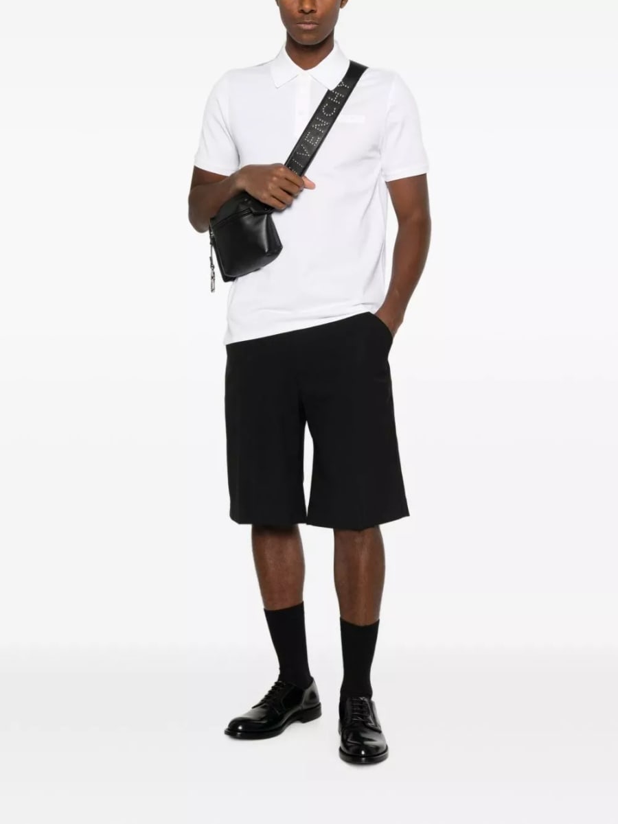 Givenchy la polo in cotone con logo