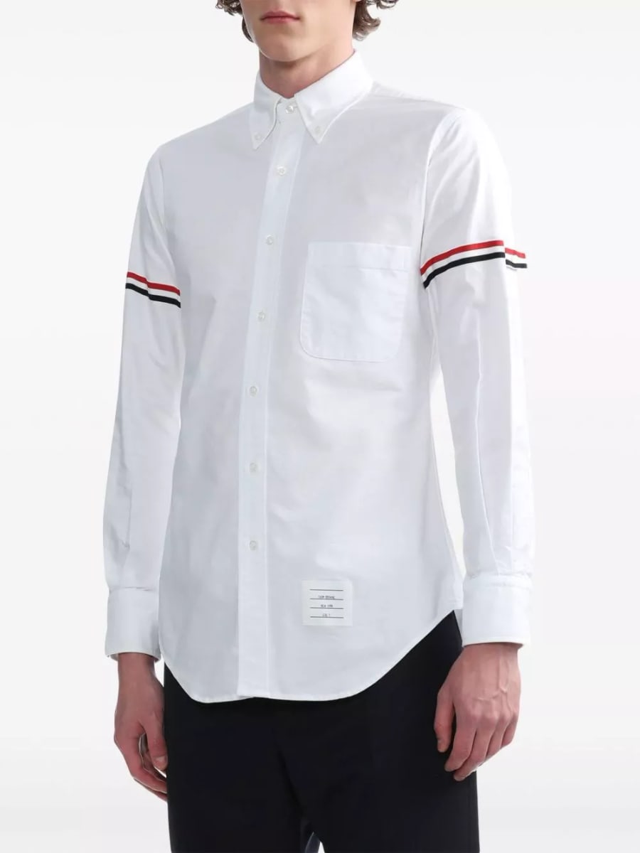 Thom Browne Camicia Rwb in cotone, view 4