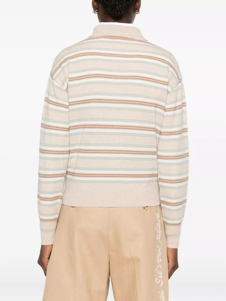 Guest in residence Maglia a righe in cashmere, view 3