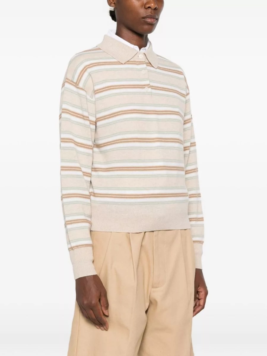 Guest in residence Maglia a righe in cashmere, view 5