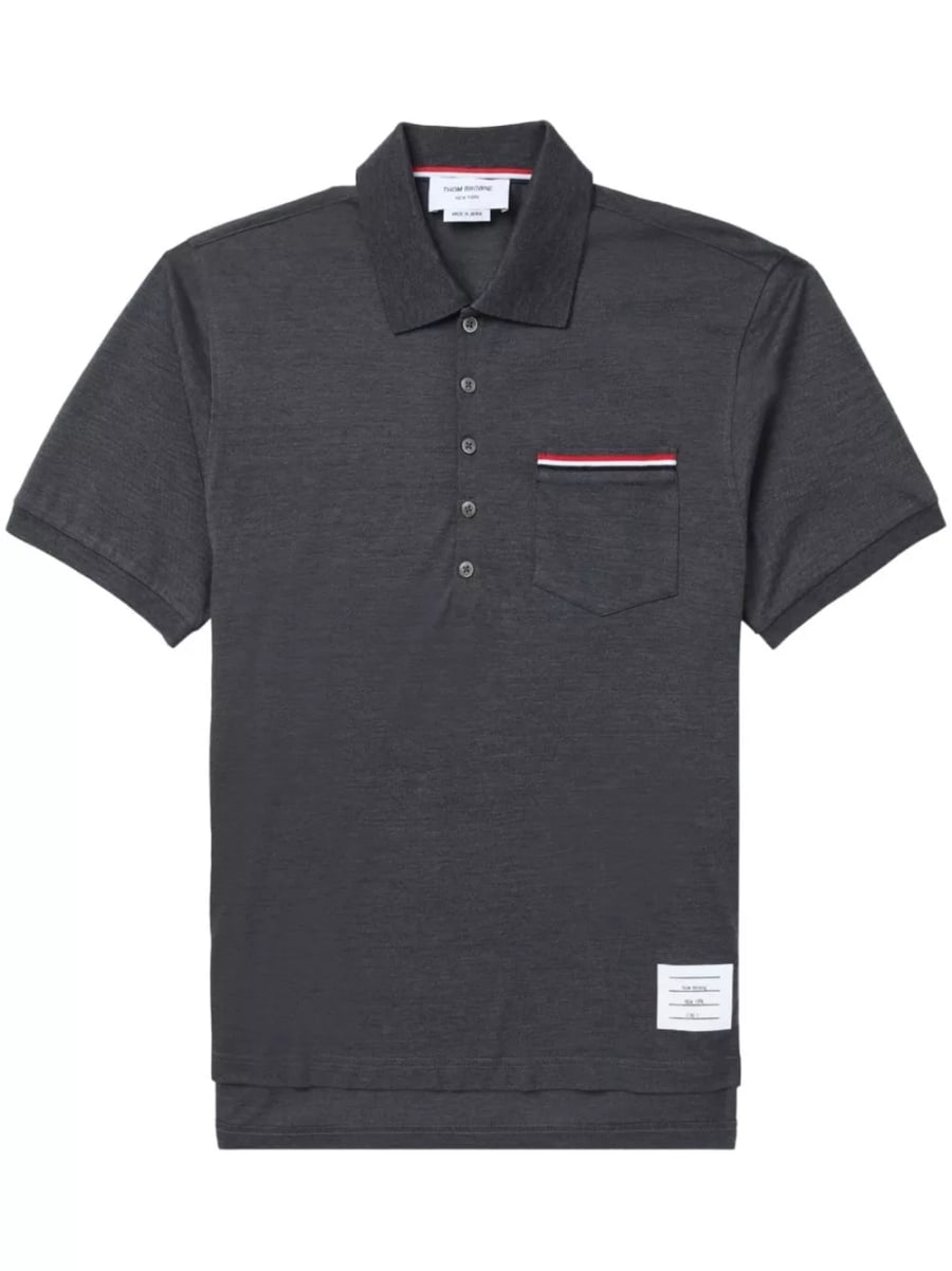 Thom Browne Rwb la polo in cotone