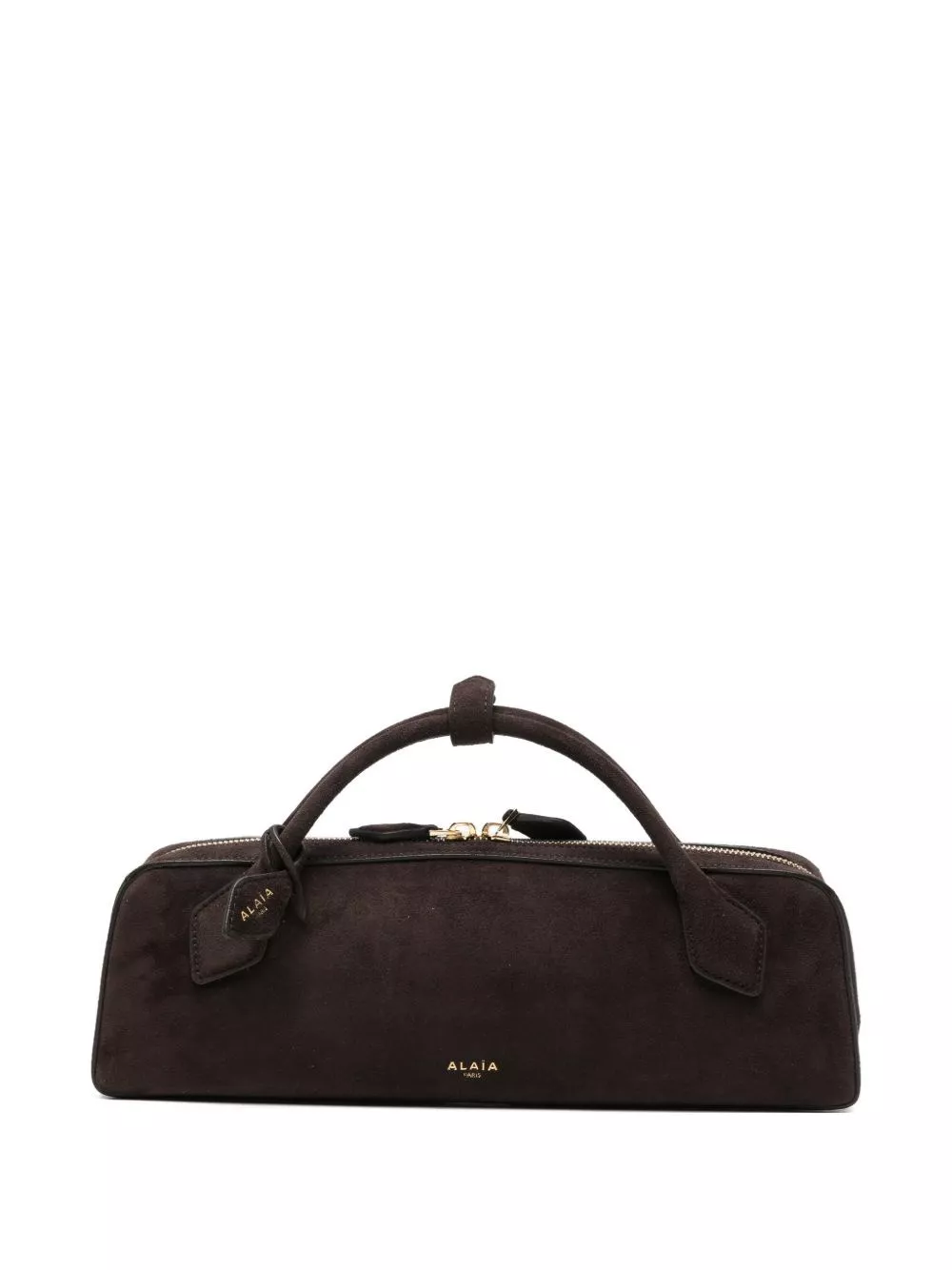 Alaïa Clutch in pelle scamosciata Le Teckel