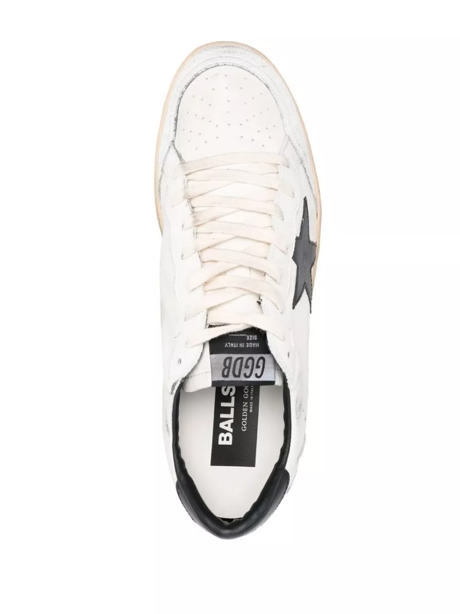 Golden Goose Sneakers in pelle Ball Star, view 3
