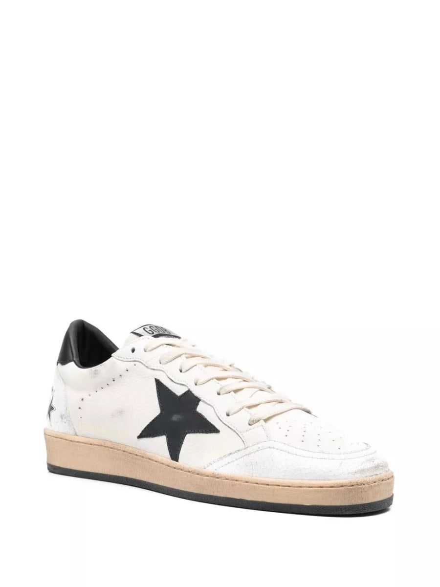 Golden Goose Sneakers in pelle Ball Star, view 4