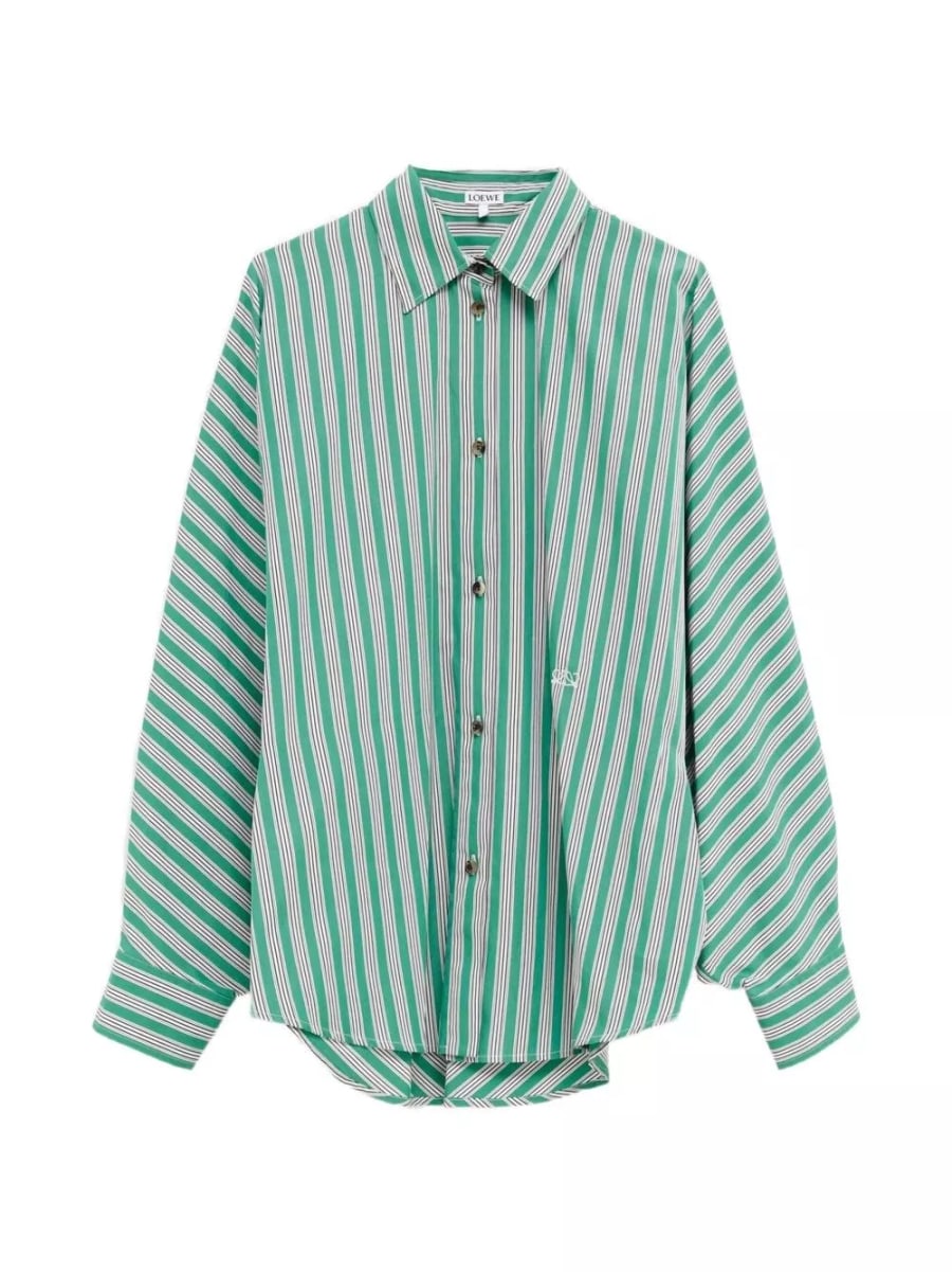 Loewe Camicia di cotone a righe