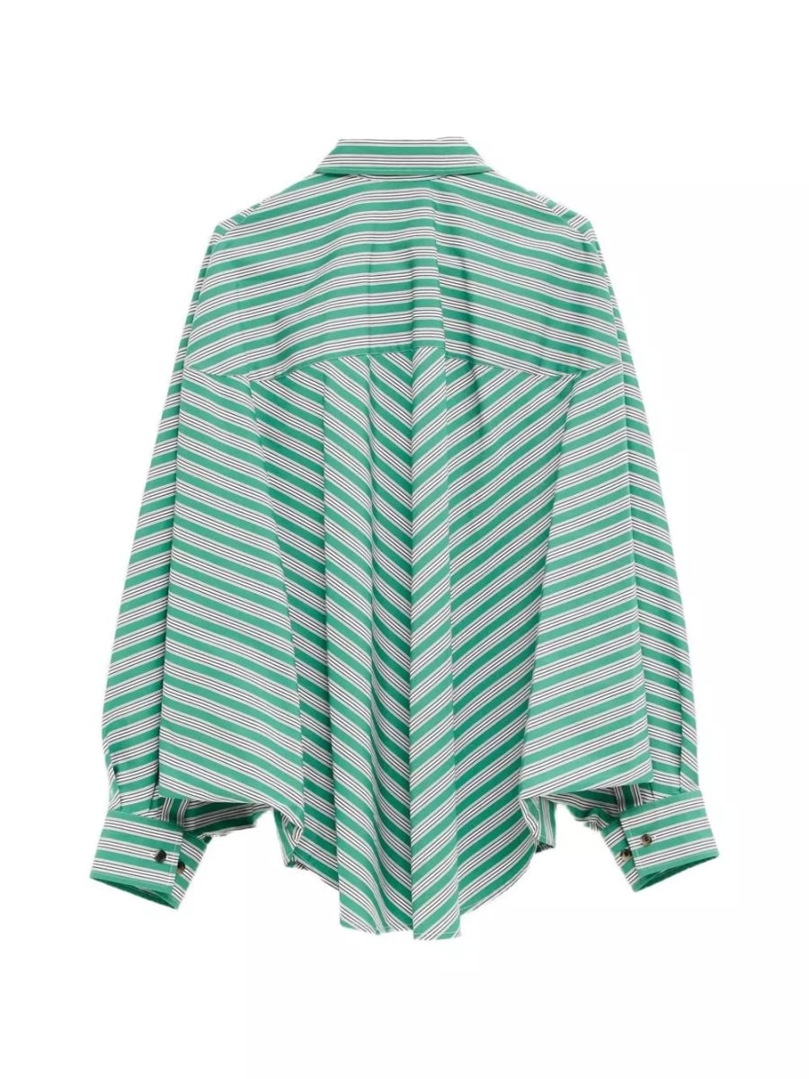 Loewe Camicia di cotone a righe, view 2
