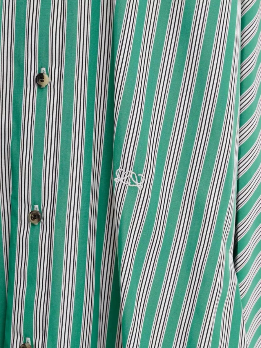 Loewe Camicia di cotone a righe, view 3