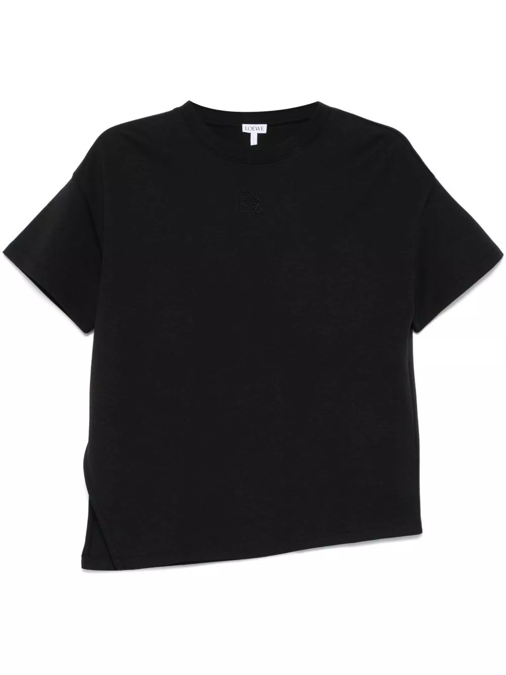 Loewe T-shirt in cotone asimmetrico