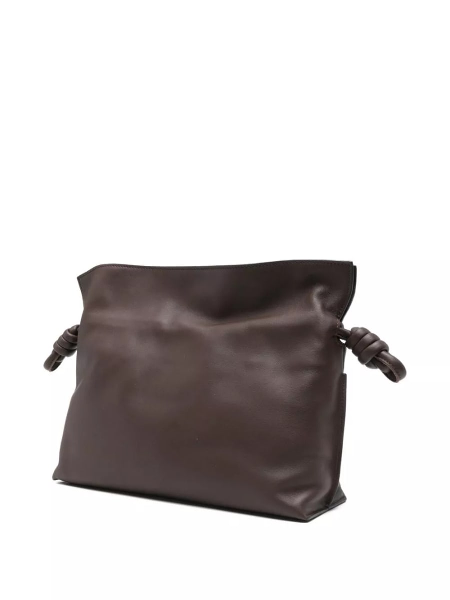Loewe Clutch in pelle media Flamenco, view 3