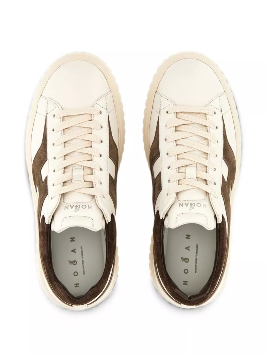 Hogan Sneakers in pelle H-Stripes, view 4
