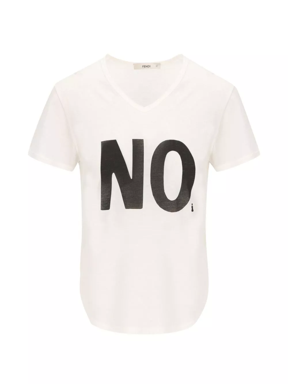 Fendi T-shirt in cotone senza stampa