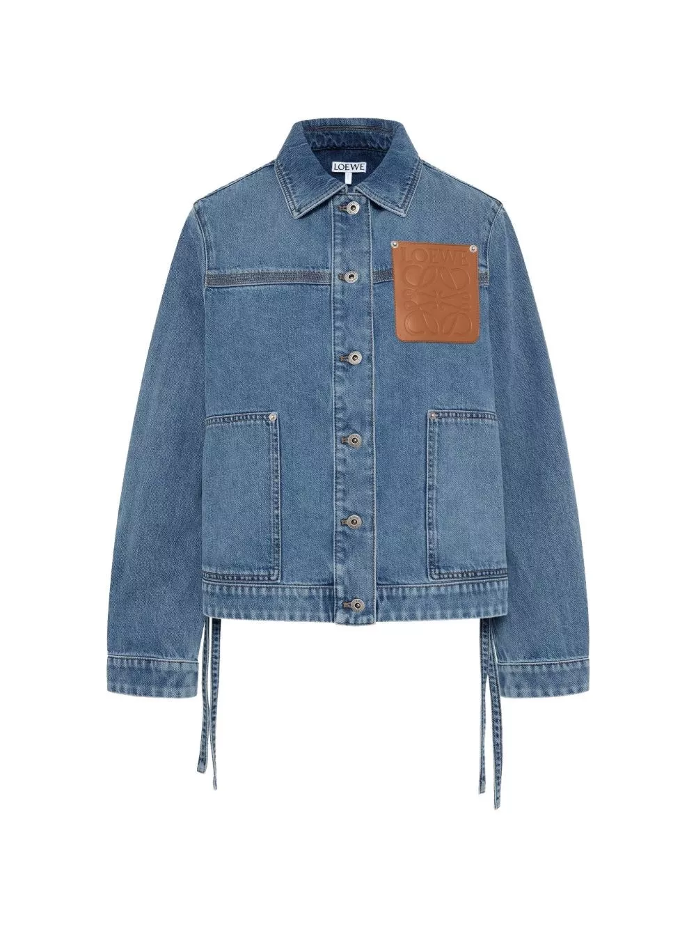 Loewe Giacca in denim Anagram