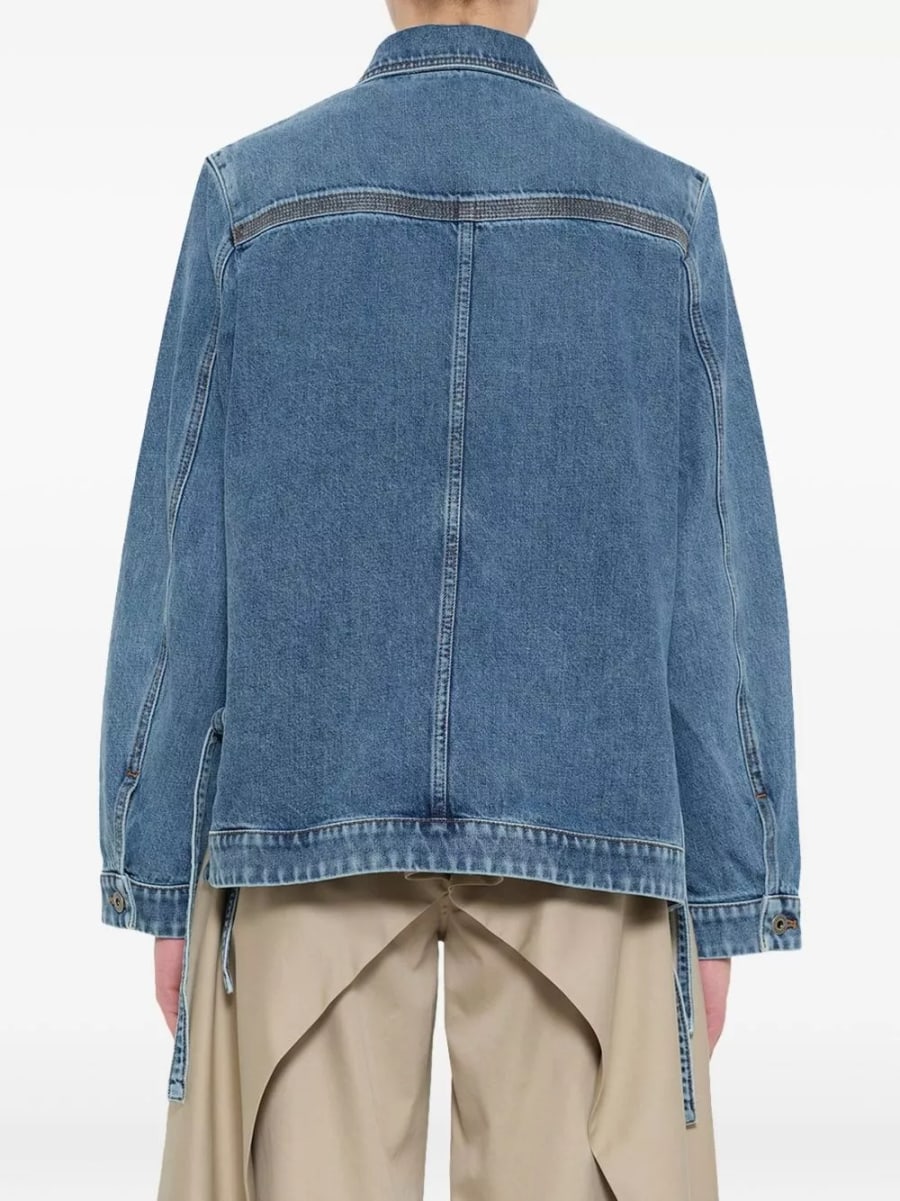 Loewe Giacca in denim Anagram, view 6