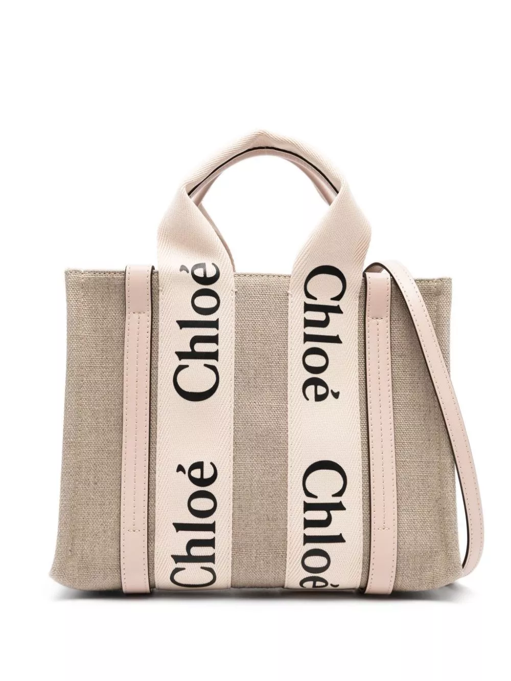 Chloé Tote Bag Woody in canvas piccolo