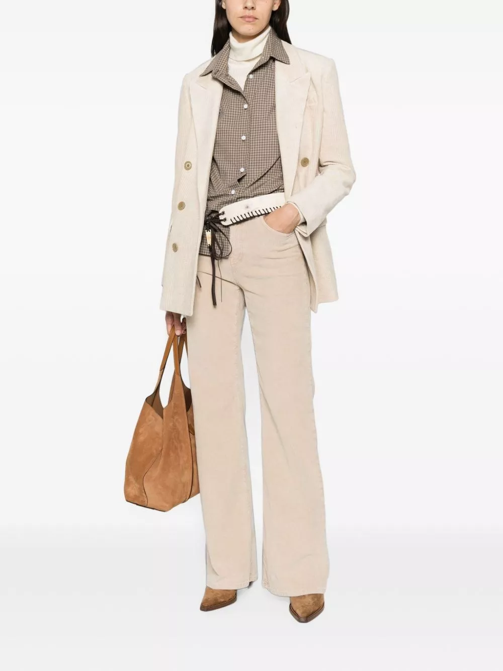 Marant etoile Giacca in cotone e lino Rasma, view 2