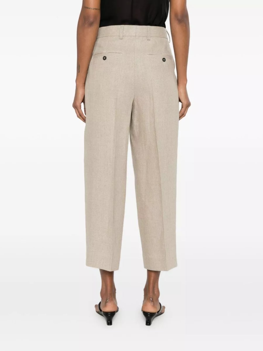 Toteme Pantaloni in lino, view 2