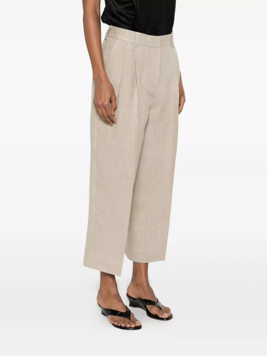 Toteme Pantaloni in lino, view 4